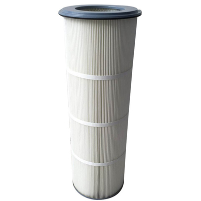 Polyester Fiber Cartridge Dust Filter Pleated 10 Micron Dust Removal Filter Element